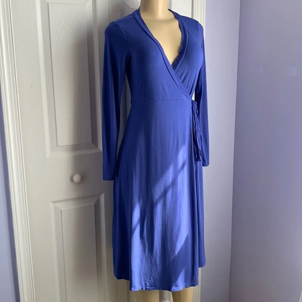 Gap Maternity Adjustable Wrap MIDI Dress XS